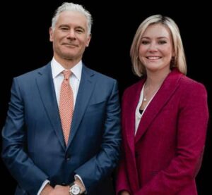 Photo of founding partner Andrew Zashin and managing partner Kyleigh Weinfurtner