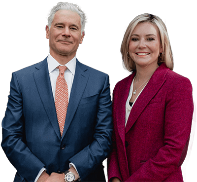Photo of attorneys Andrew Zashin and Kyleigh Weinfurtner